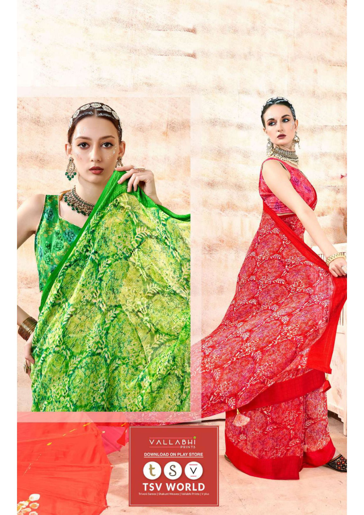 Sampreeti Vol 3 By Vallabhi Printed Daily Wear Georgette Sarees Wholesale Online